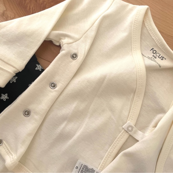 Two piece outfit, 6m, organic cotton, BNWT. Brand: Focus Kids - Picture 4 of 7